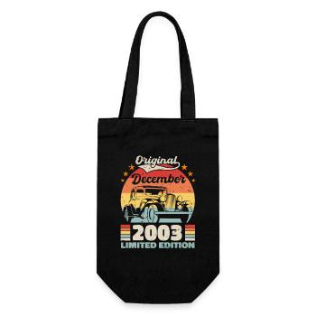 December 2003 Birthday present December 2003 - Gift Bag for Bottles - black - Front