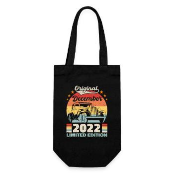 December 2022 Birthday Gift December 2022 - Gift Bag for Bottles - black - Front