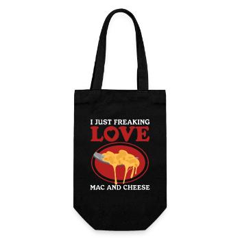 Macaroni and Cheese Mac And Cheese Gift - Gift Bag for Bottles - black - Front