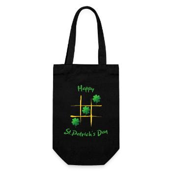 Membre chanceux de la Saint-Patrick - Sac à bouteille - noir - Devant