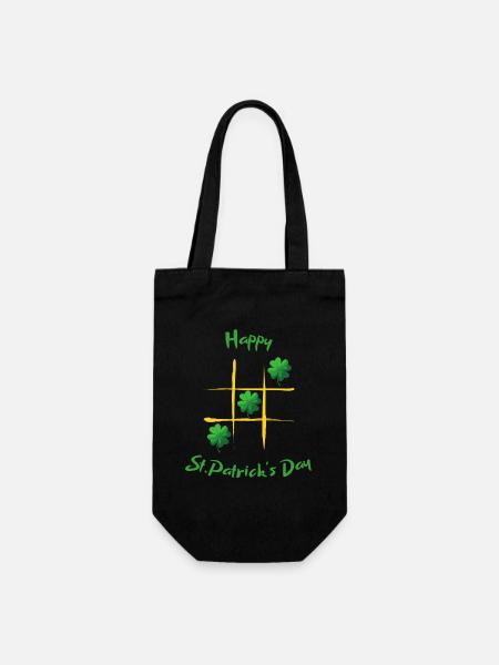 Membre chanceux de la Saint-Patrick - Sac à bouteille - noir