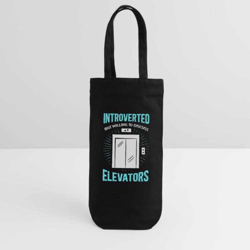 Elevator | Elevator Elevator Mechanic Gift Gift Bag for Bottles
