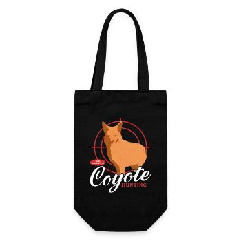 Jäger Jagd Jägerin Jagen Jagdschein Geschenk - Geschenkbeutel für Flaschen - Schwarz - Vorne