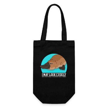Schnabeltiere Platypus Schnabeltier Geschenk - Geschenkbeutel für Flaschen - Schwarz - Vorne