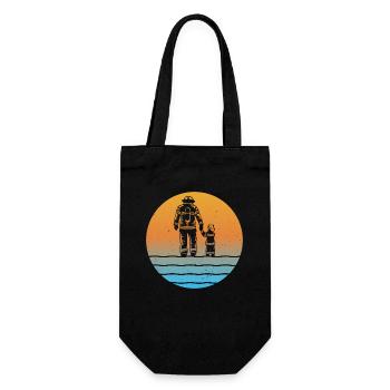 Sunset Firefighter Père et fils - Sac à bouteille - noir - Devant