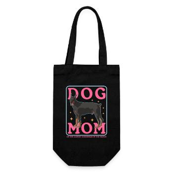 Doberman Mom Dog Owner Dog Mom Gift - Sac à bouteille - noir - Devant