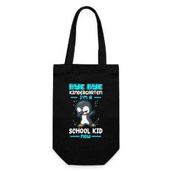 School Enrollment School Back to School School Child Gift - Gift Bag for Bottles - black - Front