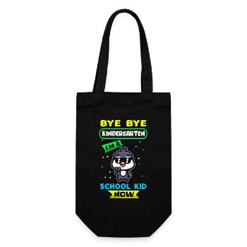 Back to School Enrollment Schoolchild School Gift - Gift Bag for Bottles - black - Front