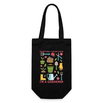 Garden Home Gardener Gardener Gardener Gardening Gift - Gift Bag for Bottles - black - Front