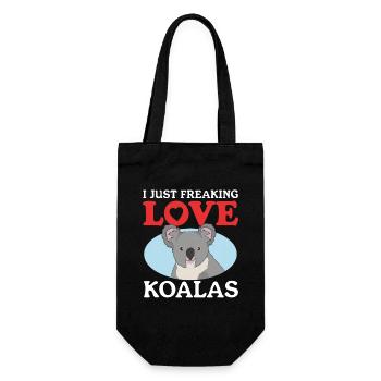 Koala Koalas Koala Bears Koala Bear Cadeau - Sac à bouteille - noir - Devant