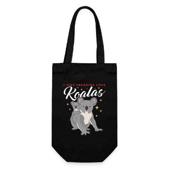 Koala Koalas Koala Bear Koala Bears Cadeau - Sac à bouteille - noir - Devant