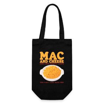 Macaroni with Cheese Mac and Cheese Gift - Gift Bag for Bottles - black - Front