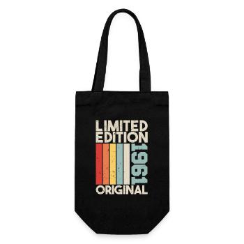 1961 - Cadeau d’anniversaire en édition limitée 1961 Original - Sac à bouteille - noir - Devant