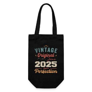 Juin 2025 Vieilli à la perfection Millésime juin 2025 - Sac à bouteille - noir - Devant