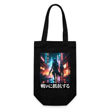 Resist Arrest Cyberpunk T Shirt - Gift Bag for Bottles - black - Front