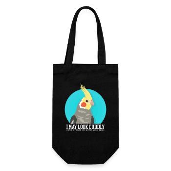 Perruches | Cadeau du propriétaire d’oiseau - Sac à bouteille - noir - Devant