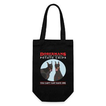 Doberman Dogs Dog Owner Cadeau - Sac à bouteille - noir - Devant