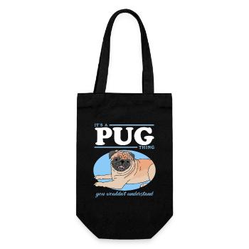 Carlin Chien Propriétaire de Chien Propriétaire de Chien Cadeau - Sac à bouteille - noir - Devant