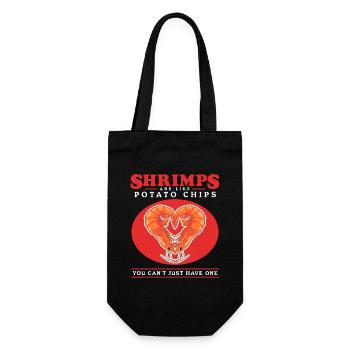 Crab Shrimp Crab Lover Crab Gift - Gift Bag for Bottles - black - Front