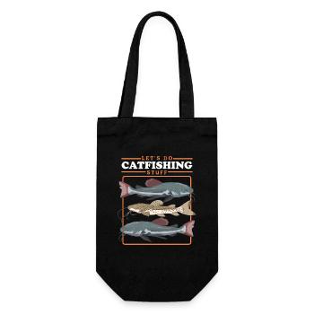 Pêcheur Poisson-Chat Pêche Pêche Poisson Cadeau - Sac à bouteille - noir - Devant