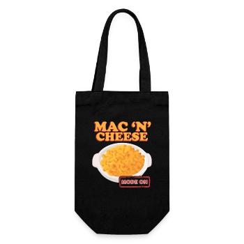 Macaroni and Cheese Mac and Cheese Gift - Gift Bag for Bottles - black - Front