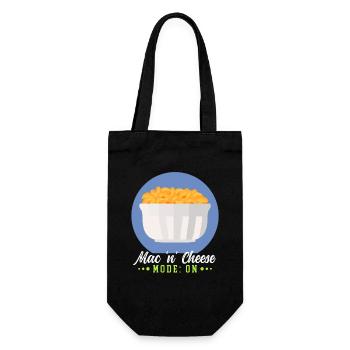 Macaroni and cheese | Mac and Cheese Gift - Gift Bag for Bottles - black - Front