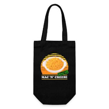 Macaroni with Cheese Mac and Cheese Gift - Gift Bag for Bottles - black - Front