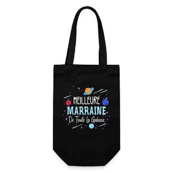 Meilleure Marraine De Toute La Galaxie - Sac à bouteille - noir - Devant