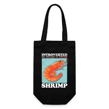 Crab Shrimp Crab Lover Crab Gift - Gift Bag for Bottles - black - Front