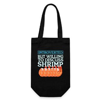 Crab Shrimp Crab Crab Lover Gift - Gift Bag for Bottles - black - Front