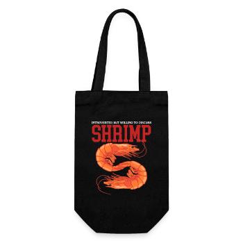 Crab Crab Lover Shrimp Crab Gift - Gift Bag for Bottles - black - Front