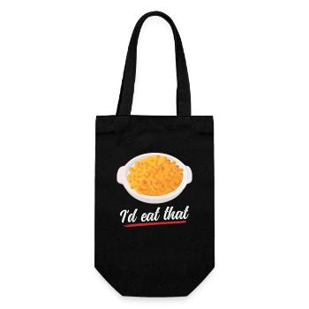 Macaroni and cheese | Mac and Cheese Gift - Gift Bag for Bottles - black - Front