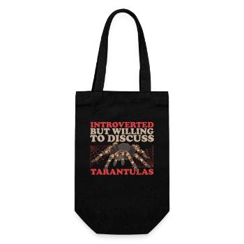 Tarantulas Spider Tarantula Gift - Gift Bag for Bottles - black - Front