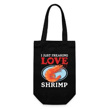 Crab Shrimp Crab Lover Crab Gift - Gift Bag for Bottles - black - Front