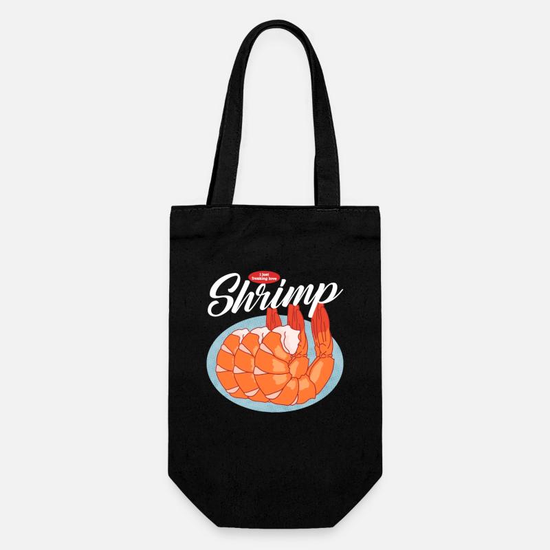 Crab Crab Lover Shrimp Crab Gift - Gift Bag for Bottles - black