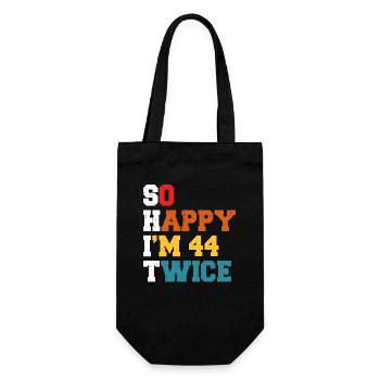 44 Ans Drôle - Humour Anniversaire 44 ans Cadeau - Sac à bouteille - noir - Devant