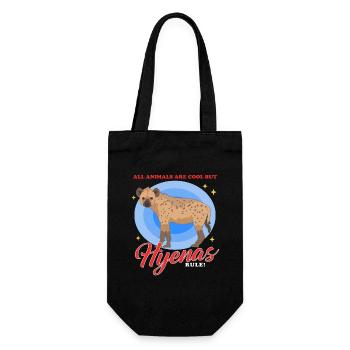 Hyène tachetée Hyène Hyène Cadeau - Sac à bouteille - noir - Devant