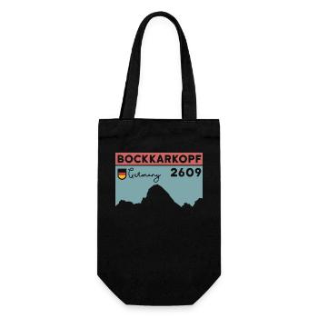 Bockkarkopf Crossing Ascent Hiking Tour - Gift Bag for Bottles - black - Front