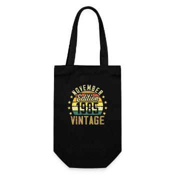 The legends were born in November 1985 - 1985 - Gift Bag for Bottles - black - Front