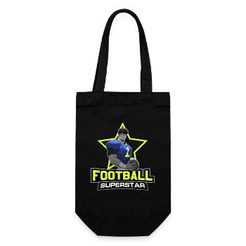 Superstar du football américain - Chemise d’anime - Sac à bouteille - noir - Devant