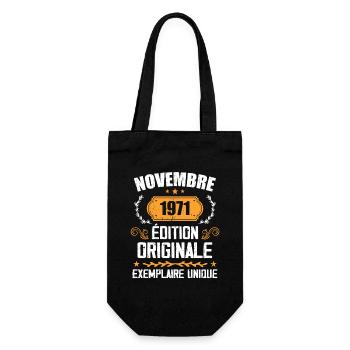Cadeau D'anniversaire En Novembre 1971 - 1971 - Sac à bouteille - noir - Devant