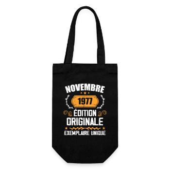 Cadeau D'anniversaire En Novembre 1977 - 1977 - Sac à bouteille - noir - Devant