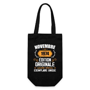 Cadeau D'anniversaire En Novembre 1974 - 1974 - Sac à bouteille - noir - Devant