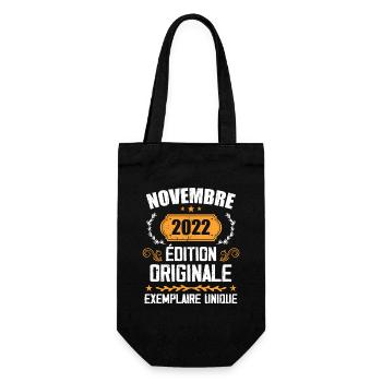 Cadeau D'anniversaire En Novembre 2022 - 2022 - Sac à bouteille - noir - Devant
