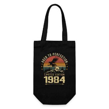 1984 Original Vintage Anniversaire 1984 rétro - Sac à bouteille - noir - Devant
