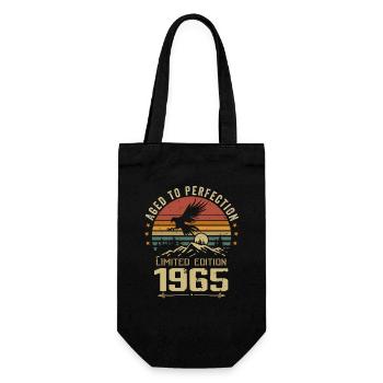 1965 Original Vintage Anniversaire 1965 rétro - Sac à bouteille - noir - Devant