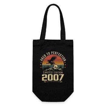 2007 Original Vintage Anniversaire 2007 rétro - Sac à bouteille - noir - Devant