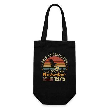 The legends were born in November 1975 - 1975 - Gift Bag for Bottles - black - Front