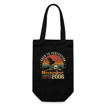 The Legends were born in November 2006 - 2006 - Gift Bag for Bottles - black - Front