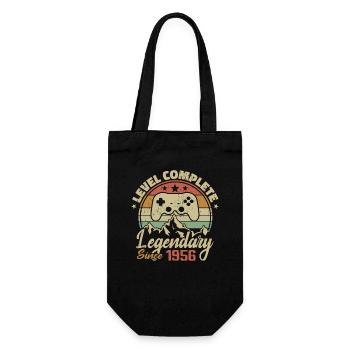 1956 Complete Level Birthday Gift - 1956 - Gift Bag for Bottles - black - Front